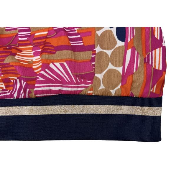 NEW Charter Club Top Womens XXL Pink Bold Pattern Silky Pullover Long sleeve - Picture 10 of 12